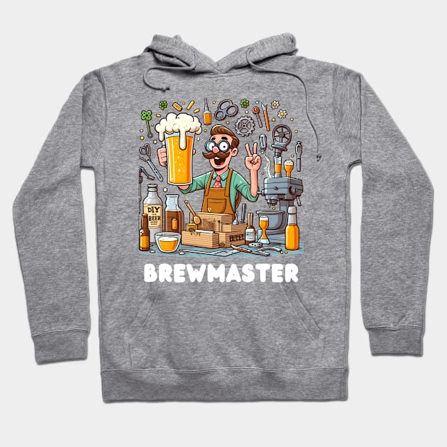 Craft Beer Brewing Brewmaster Hoodie by MugMusewear